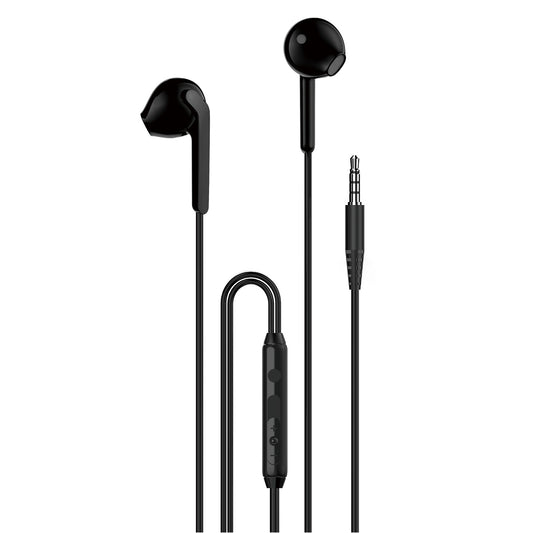 In-ear wired headphones 3.5 mm mini jack X3 - black - Carlat