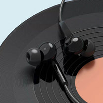 In-ear wired headphones 3.5 mm mini jack X3 - black - Carlat