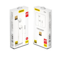 In-ear wired headphones with a 3.5mm minijack connector, white - Carlat