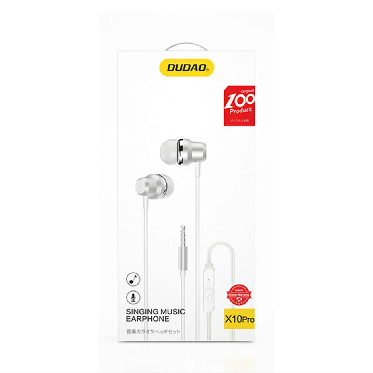 In-ear wired headphones with remote control X10PRO mini jack 3.5mm - Carlat