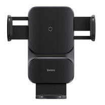 Inductive car charger + Wisdom grille phone holder, black - Carlat