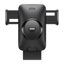 Inductive car charger + Wisdom grille phone holder, black - Carlat