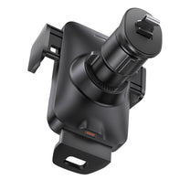 Inductive car charger + Wisdom grille phone holder, black - Carlat