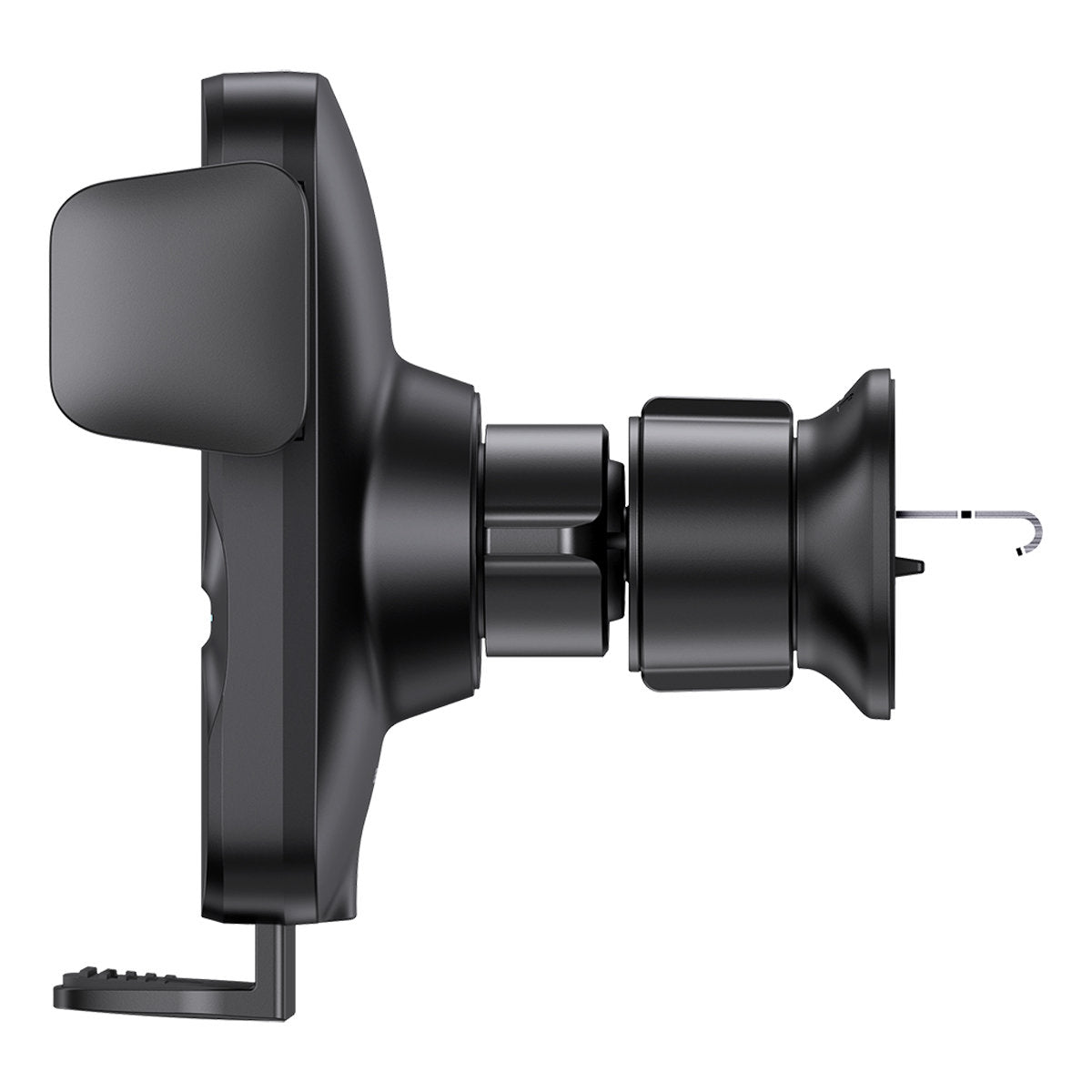 Inductive car charger + Wisdom grille phone holder, black - Carlat