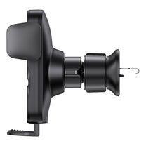 Inductive car charger + Wisdom grille phone holder, black - Carlat