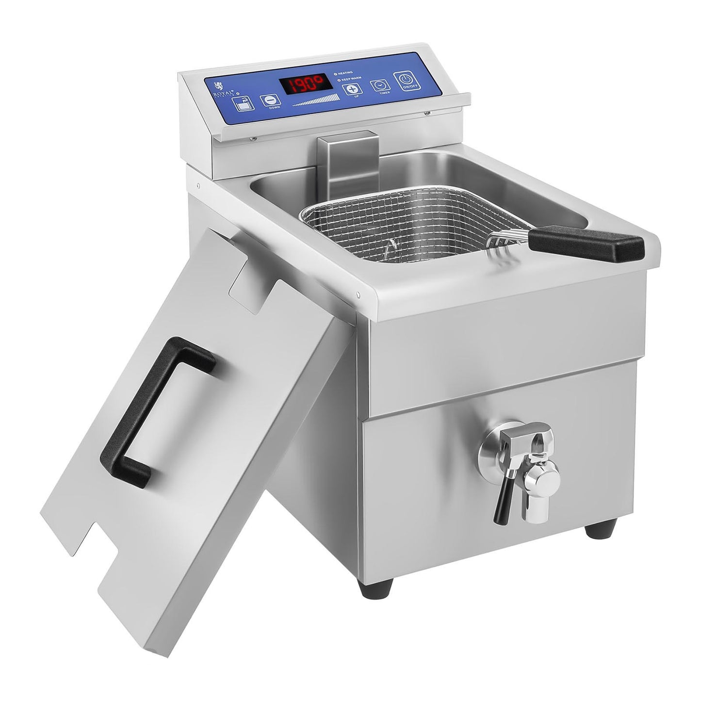 Inductive fritter fryer with 230V Royal Catering 10L - Carlat