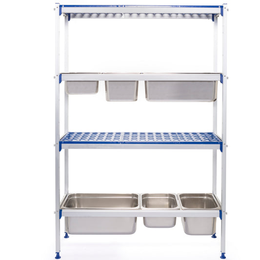 Industrial Shelving – Aluminum catering storage shelf for the kitchen - Carlat
