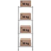 Industrial Shelving – Metal catering warehouse shelf up to 200 - Carlat