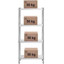 Industrial Shelving – Metal catering warehouse shelf up to 200 - Carlat