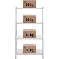 Industrial Shelving – Metal catering warehouse shelf up to 200 - Carlat