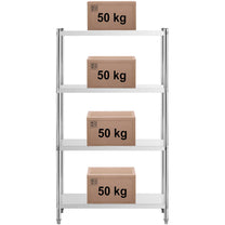 Industrial Shelving – Metal catering warehouse shelf up to 200 - Carlat