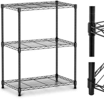 Industrial Shelving – Openwork wire warehouse rack, 3 shelves, 60 - Carlat