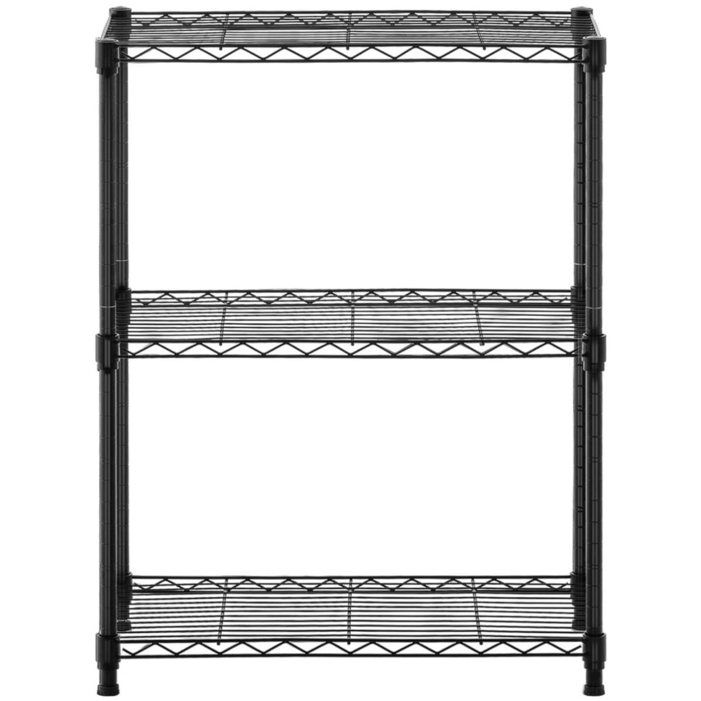 Industrial Shelving – Openwork wire warehouse rack, 3 shelves, 60 - Carlat