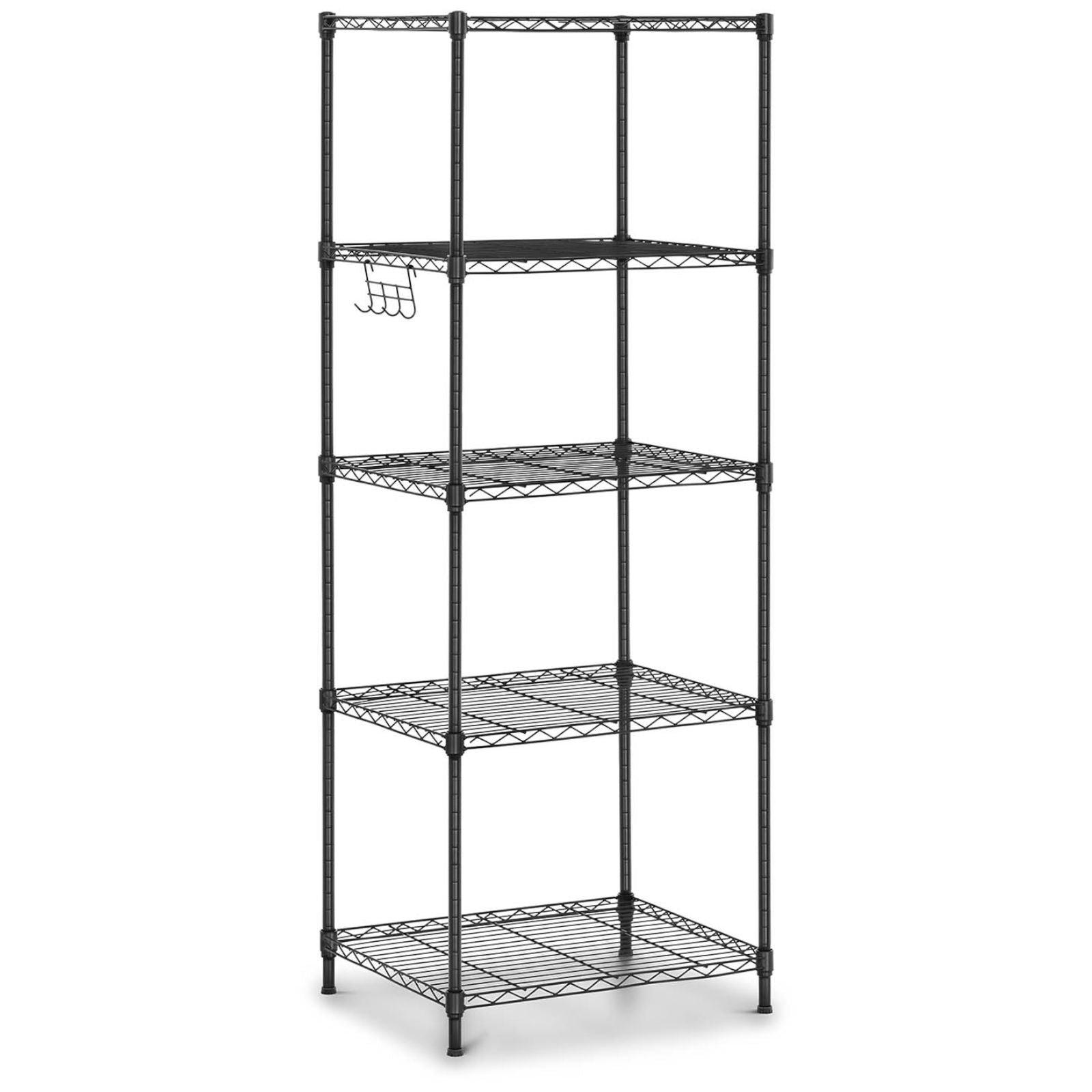 Industrial Shelving – Openwork wire warehouse rack with 5 shelves - Carlat