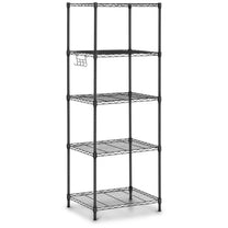 Industrial Shelving – Openwork wire warehouse rack with 5 shelves - Carlat
