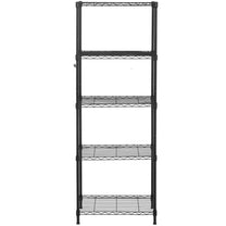 Industrial Shelving – Openwork wire warehouse rack with 5 shelves - Carlat