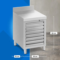 Industrial Shelving – Pizza dough catering cabinet with edge, 7 - Carlat