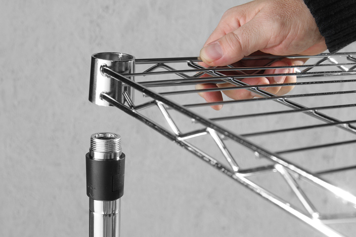 Industrial Shelving – Regał magazynowy składany regulowane półki z drutu - Carlat