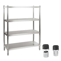 Industrial Shelving – Stainless steel catering shelf 120x48.5x155cm - Carlat