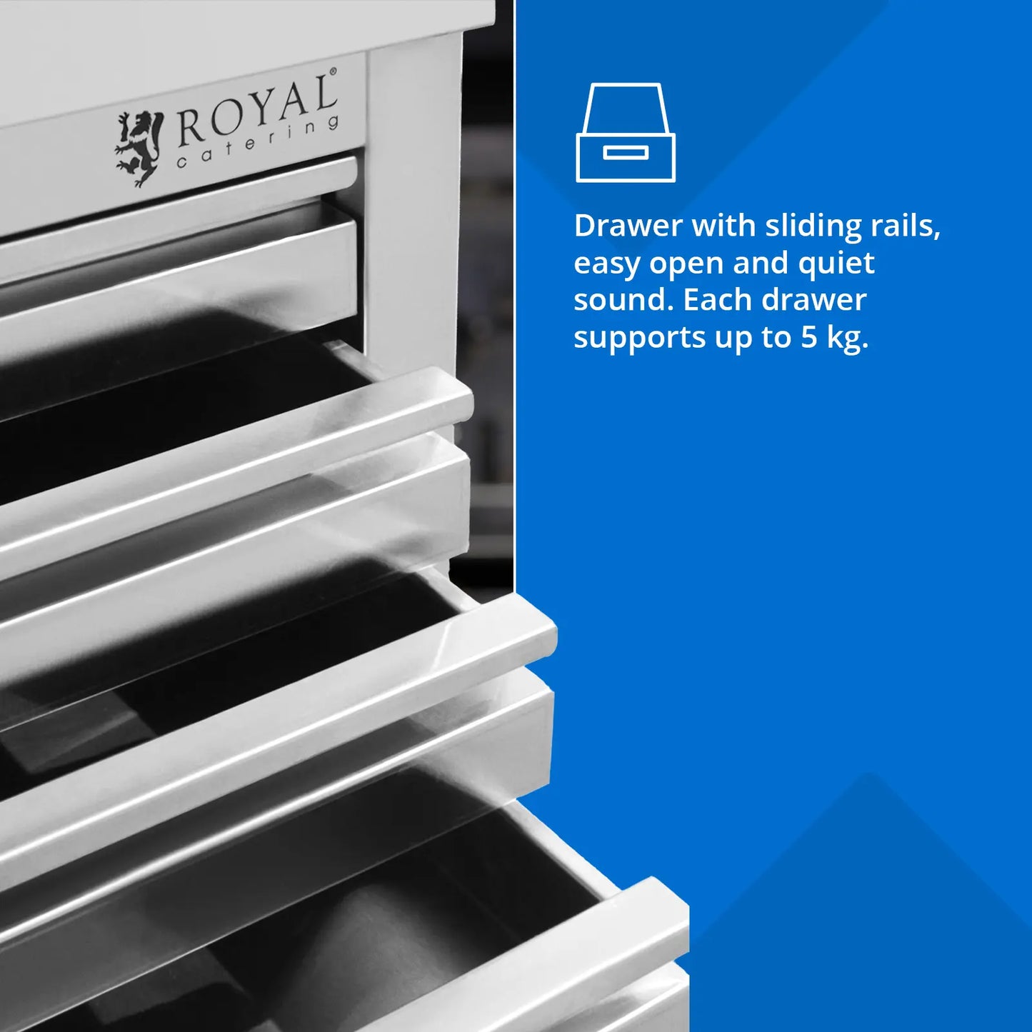 Industrial Shelving – Steel catering cabinet for pizza dough, 7 - Carlat