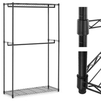 Industrial Shelving – Wire clothes rack for dressing room, 2 - Carlat