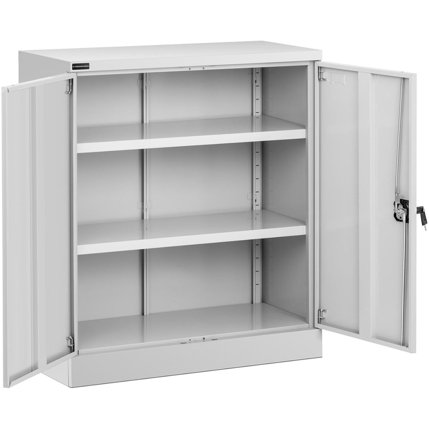 Industrial Storage – 2-shelf metal office cabinet for documents and - Carlat