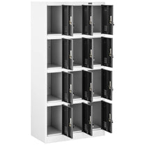 Industrial Storage – Lockable metal breakfast locker, 12 lockers - Carlat