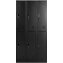 Industrial Storage – Lockable metal social locker - 6 compartments - Carlat