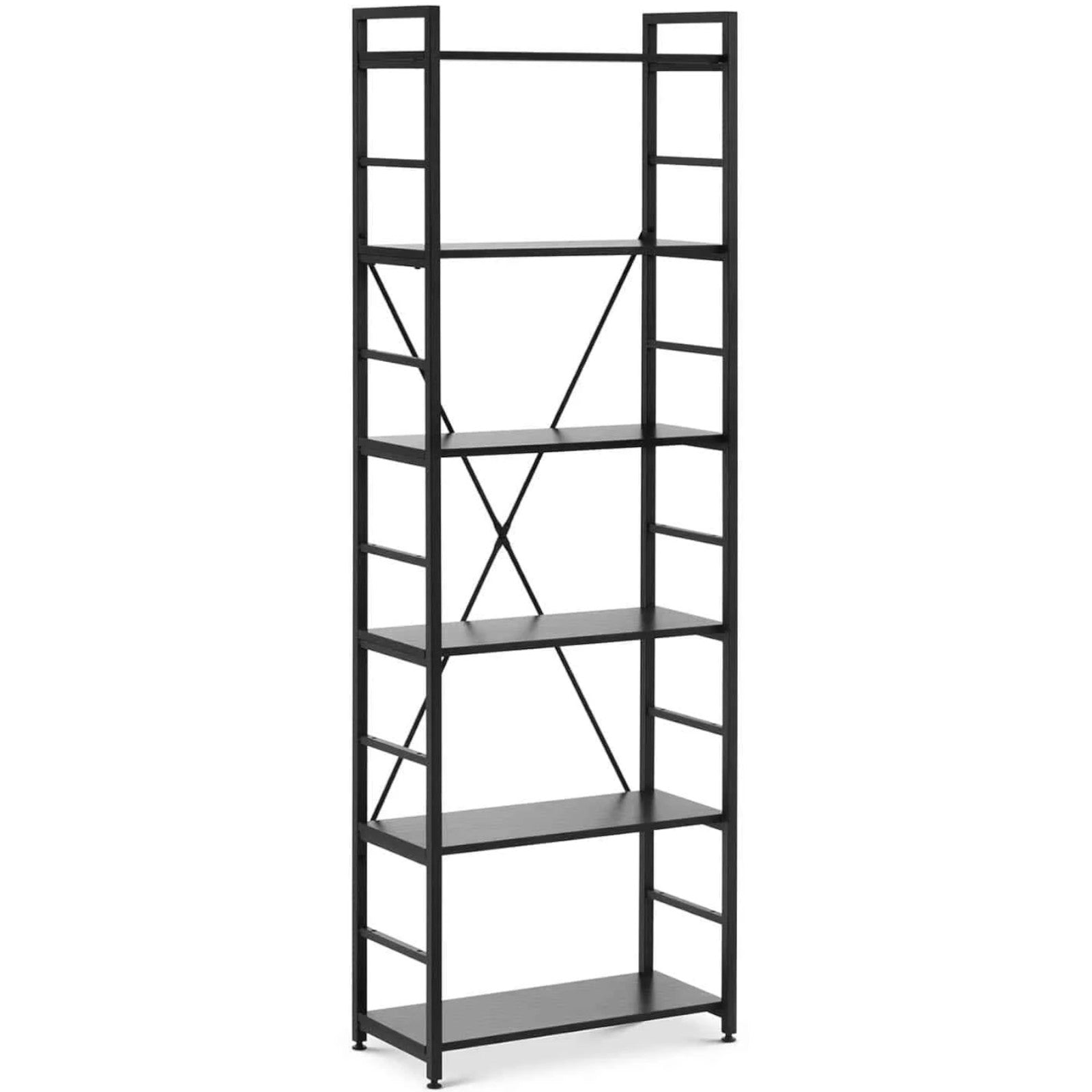 Industrial Storage – Loft bookcase with steel frame 28 x - Carlat