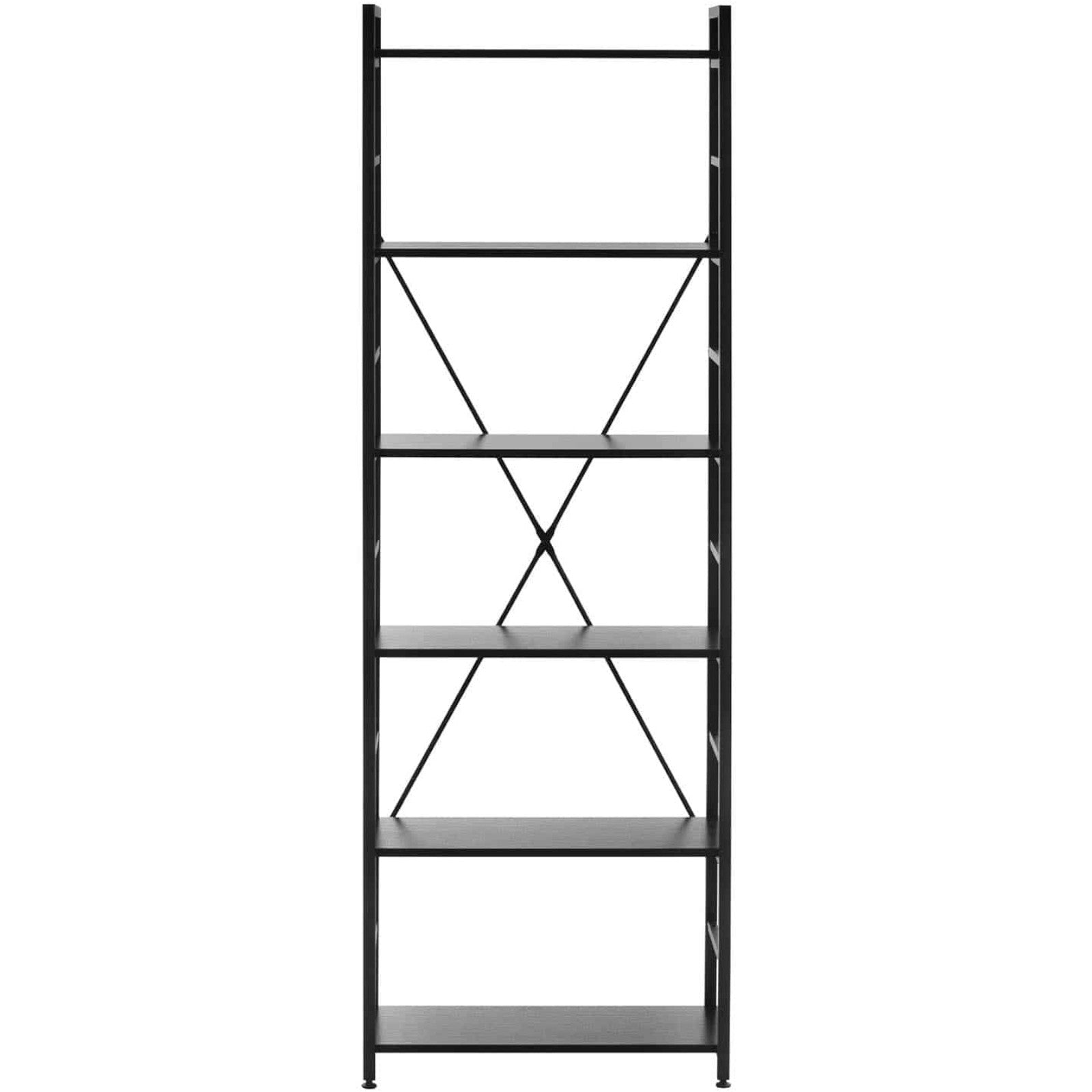 Industrial Storage – Loft bookcase with steel frame 28 x - Carlat