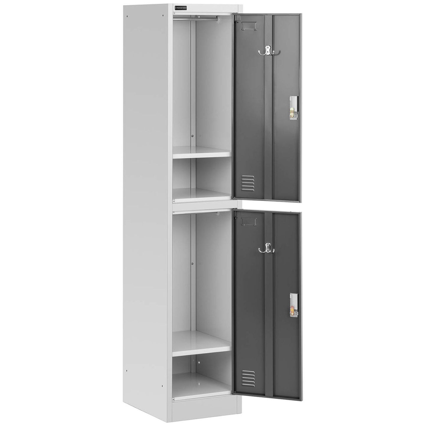 Industrial Storage – Metal social clothes locker with key locks, - Carlat