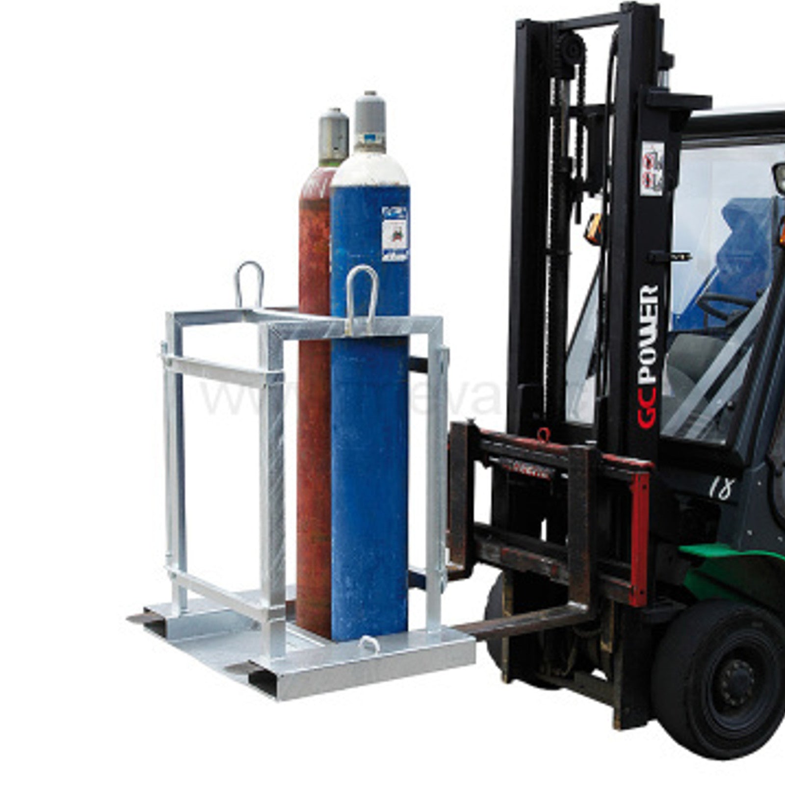 Industrial Storage – Pallet for transporting gas cylinders for 4 - Carlat