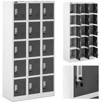 Industrial Storage – Social metal locker with compartments for the - Carlat