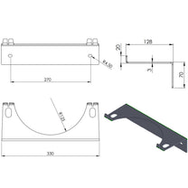 Industrial Storage – Wall holder for 1 gas cylinder, max. - Carlat