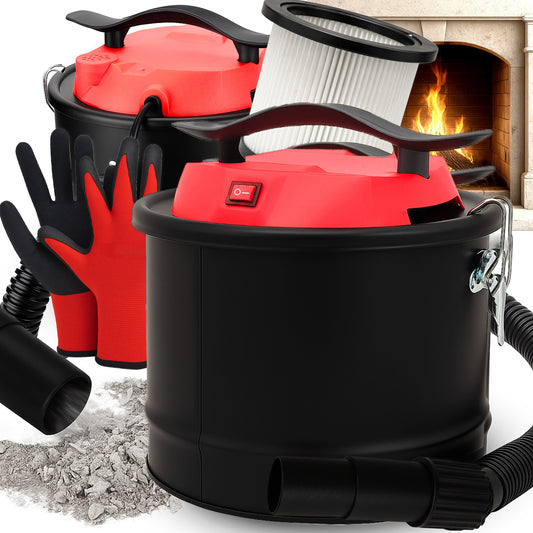 Industrial Vacuum Cleaner for Fireplace Ash and Debris, Furnace Ash Separator, Powerful, 10 L, OR1304 - Carlat