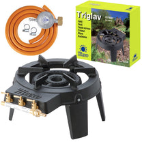Industrial gas stool, 3-burner TRIGLAV 9kW - Carlat