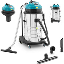 Industrial vacuum cleaner for dry and wet cleaning 3000 W 80 L - Carlat