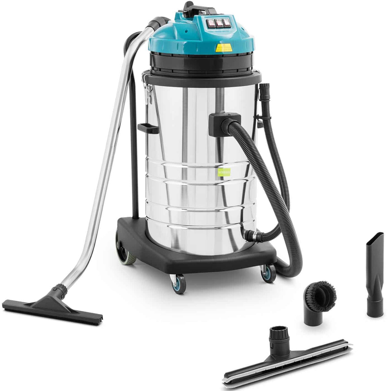 Industrial vacuum cleaner for dry and wet cleaning 3000 W 80 L - Carlat