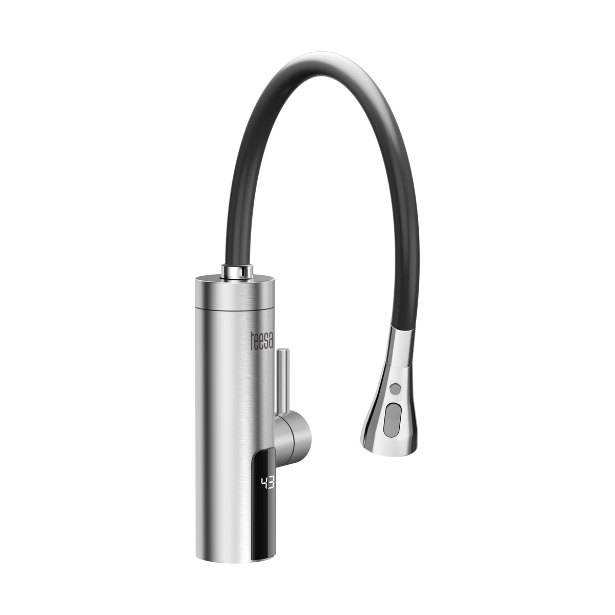 Instant-heat water heater - metal kitchen faucet with a flexible spout - Carlat