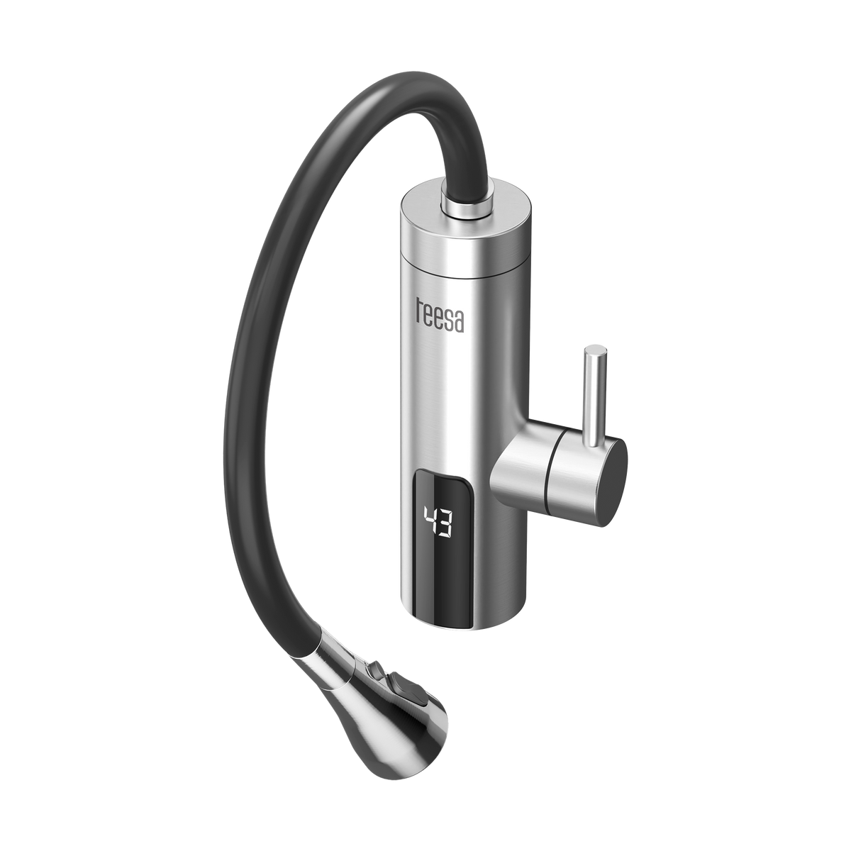 Instant-heat water heater - metal kitchen faucet with a flexible spout - Carlat
