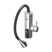 Instant-heat water heater - metal kitchen faucet with a flexible spout - Carlat