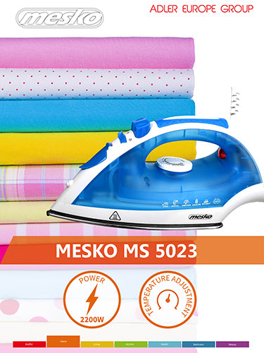 Irons and – MS 5023 Iron, 2200 W – Steel Soleplate - Carlat