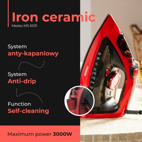 MESKO Irons and Steamers – MS 5031 Iron 3000 W – image 15