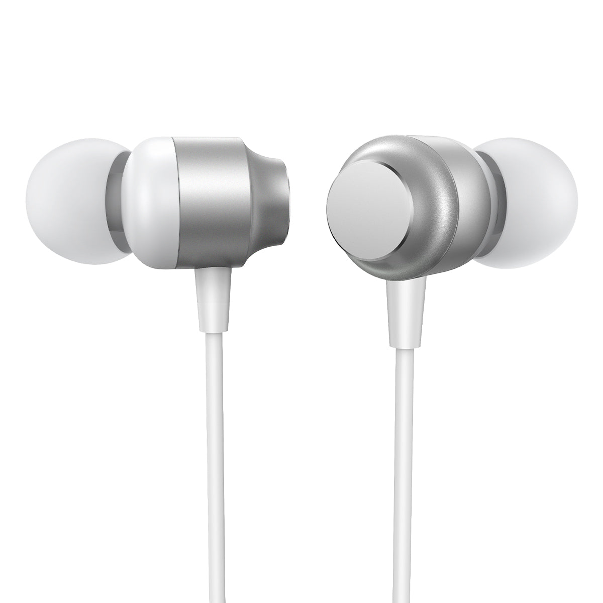 JR-EC06 USB-C in-ear headphones silver headset - Carlat