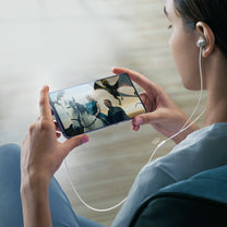 JR-EC06 USB-C in-ear headphones silver headset - Carlat