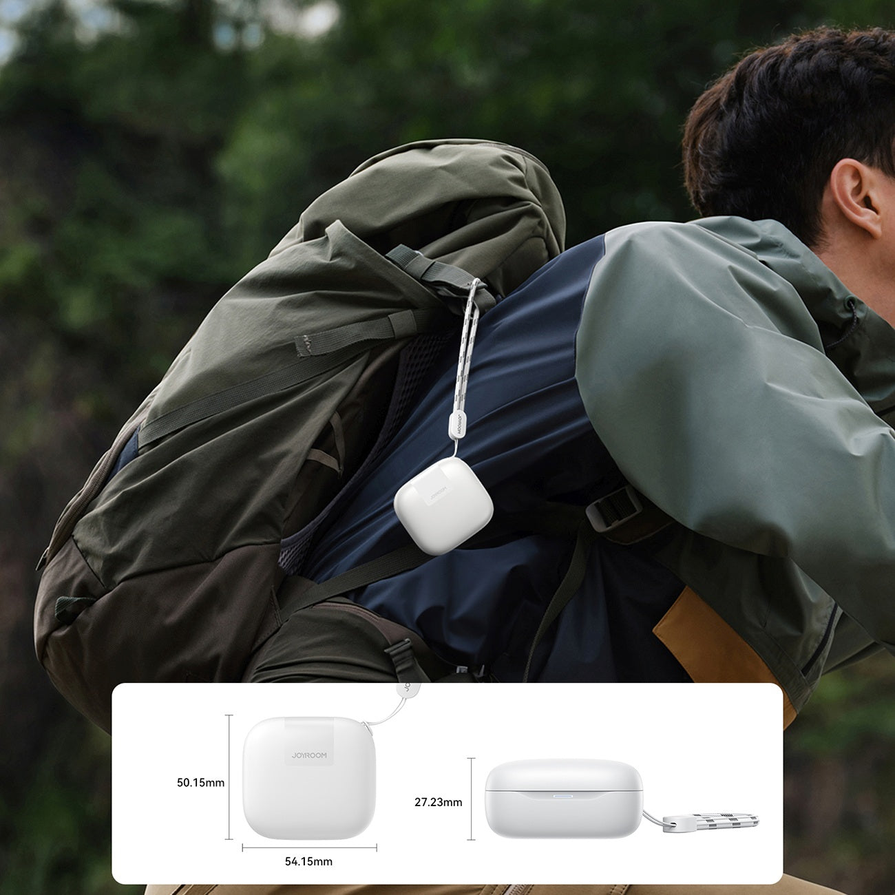 Jdots JR-DB3 TWS wireless headphones - white - Carlat