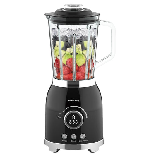 Jug blender, LED display, smoothie blender with ice crusher, 1.5 L - Carlat