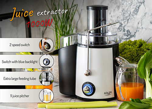 Juicers and Juice Extractors – AD 4128 Juicer - 1000 W - Carlat