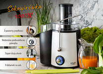 Juicers and Juice Extractors – AD 4128 Juicer - 1000 W - Carlat