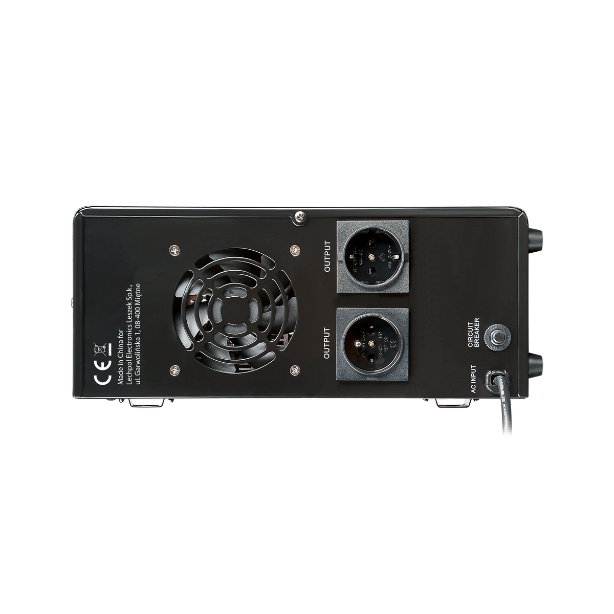 KEMOT PROsinus-1000 Wall-Mounted UPS—a power converter with a pure sine wave output and a charging function—12V, 230V, 1000VA/700W